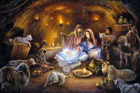 Nascita di Gesù e Visita dei Pastori (Santo Natale a Tutti Voi) - La