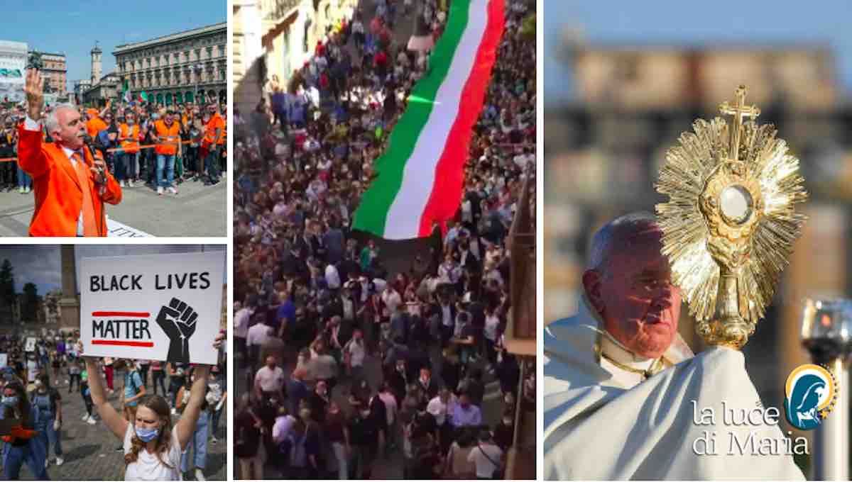 Manifestazioni si, Corpus Domini no