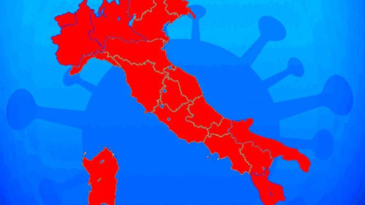 italia in zona rossa