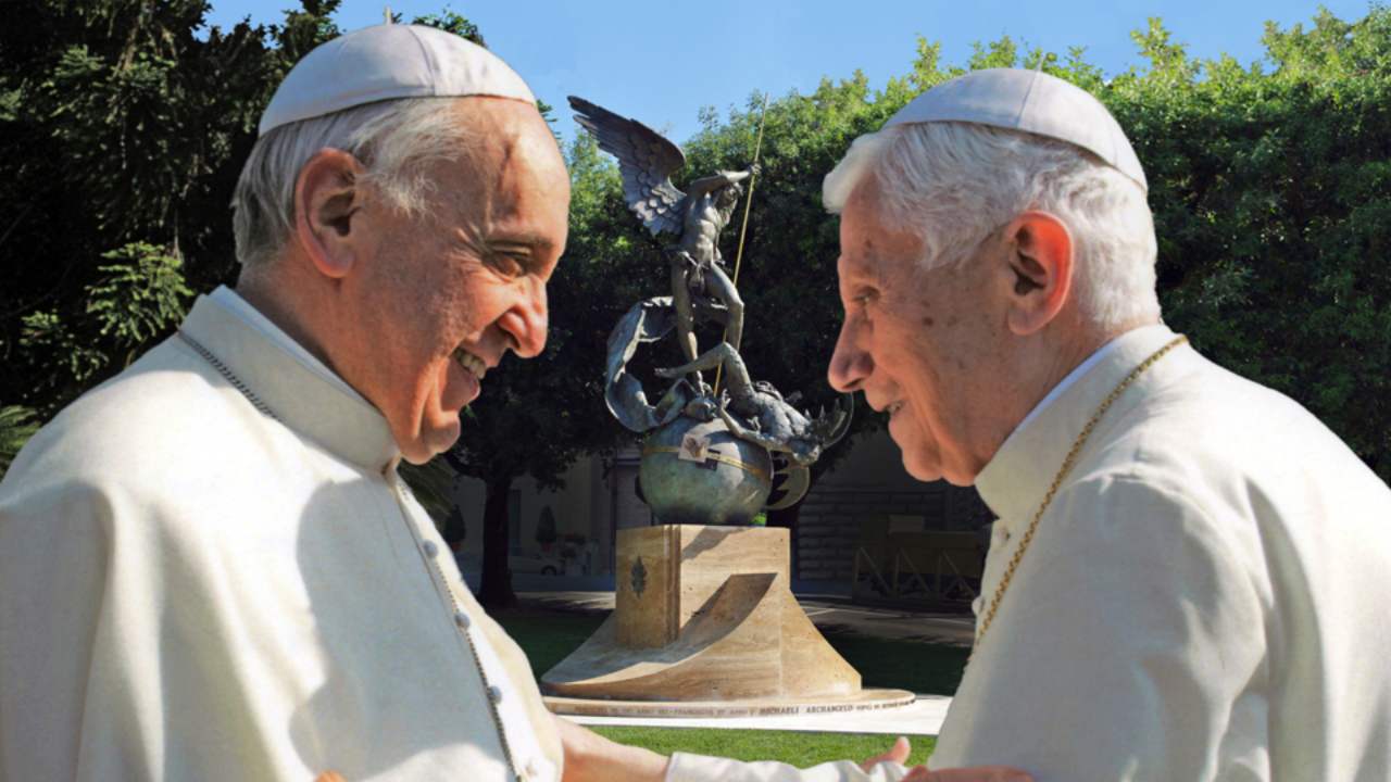 papa francesco e papa benedetto xvi