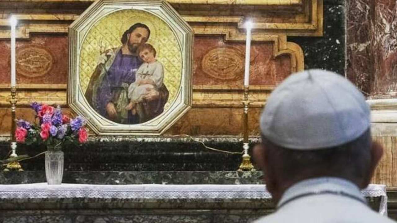 il papa e san giuseppe