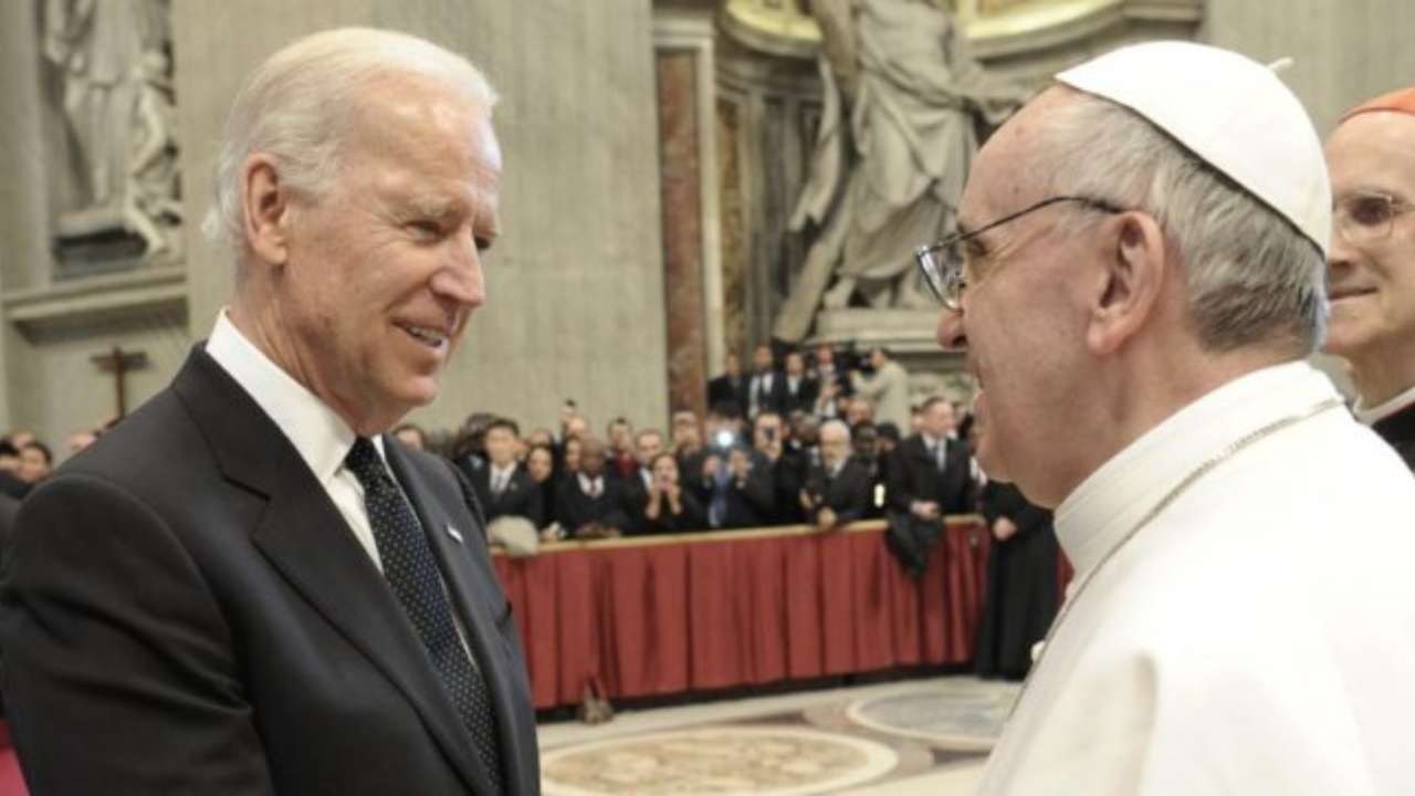 Joe Biden e Papa Francesco