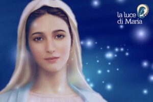 immacolata concezione con sfondo stelle