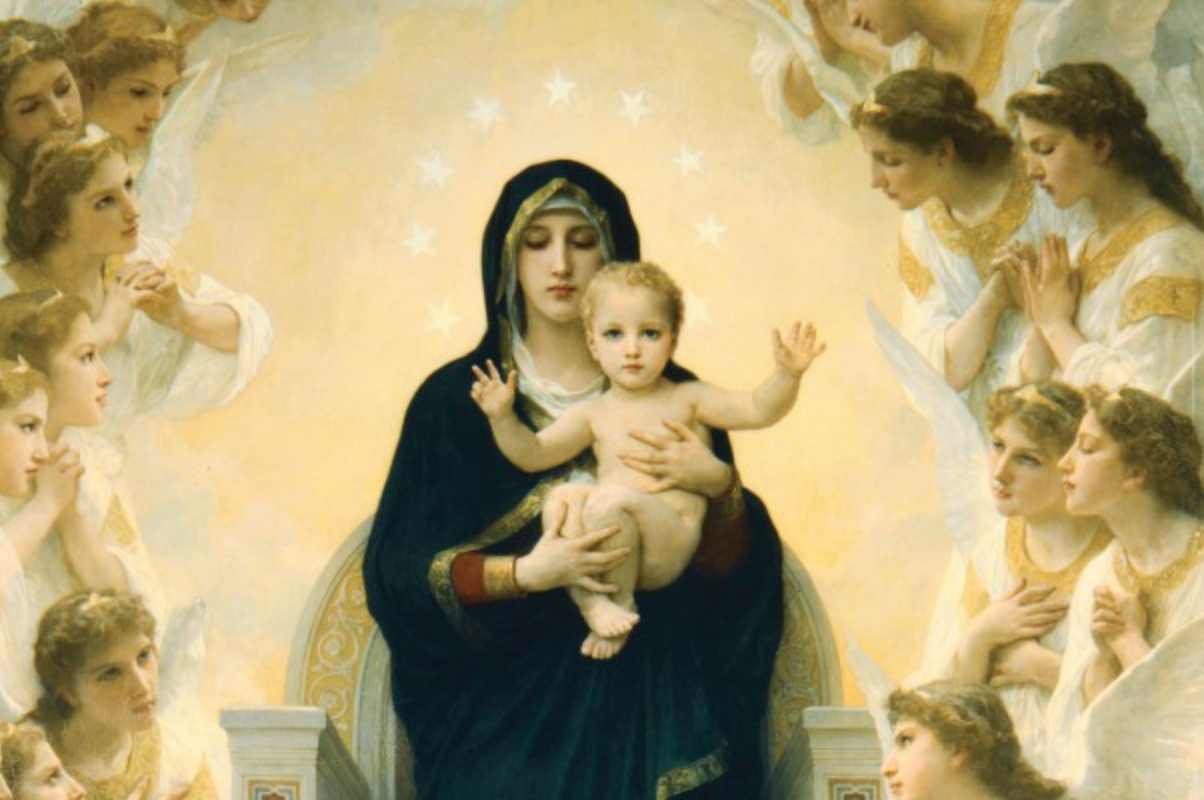 La madonna coronata di stelle