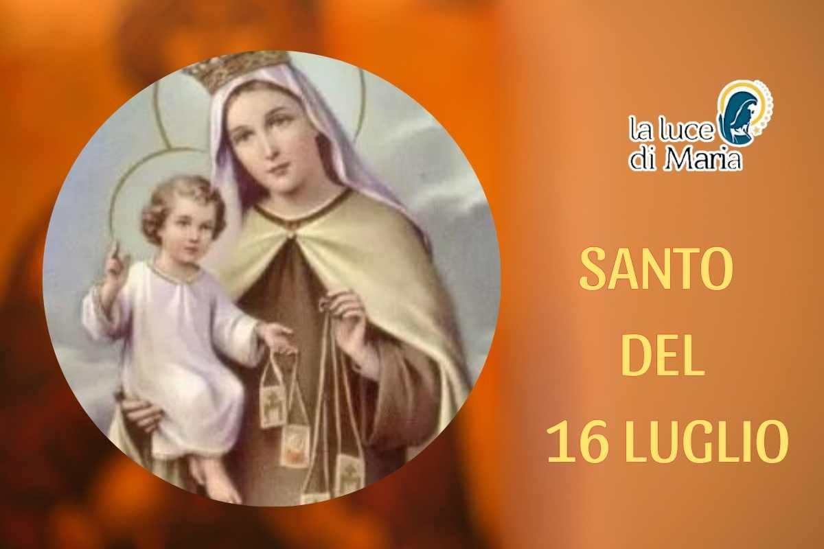 Beata Vergine Maria del Monte Carmelo, memoria di oggi 16 luglio