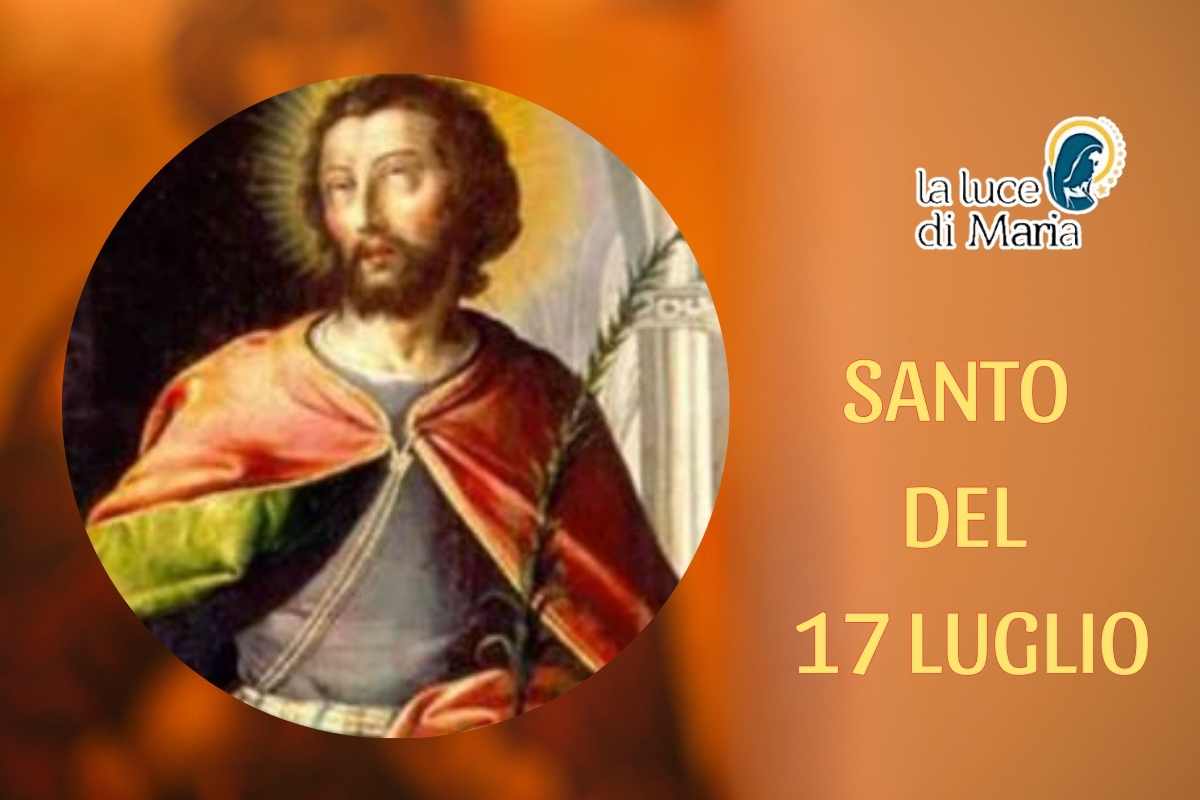 Sant'Alessio, santo di oggi 17 luglio