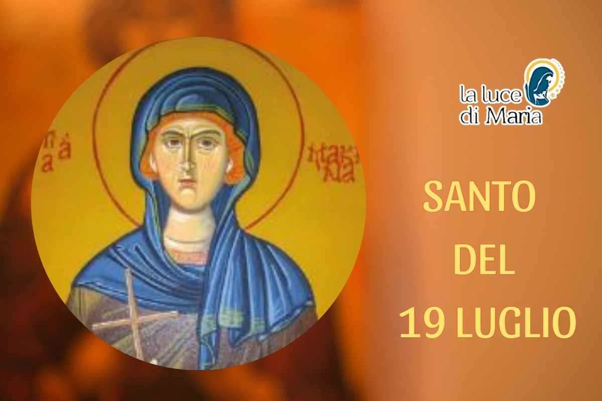 Santa Macrina la giovane, santo di oggi 19 luglio