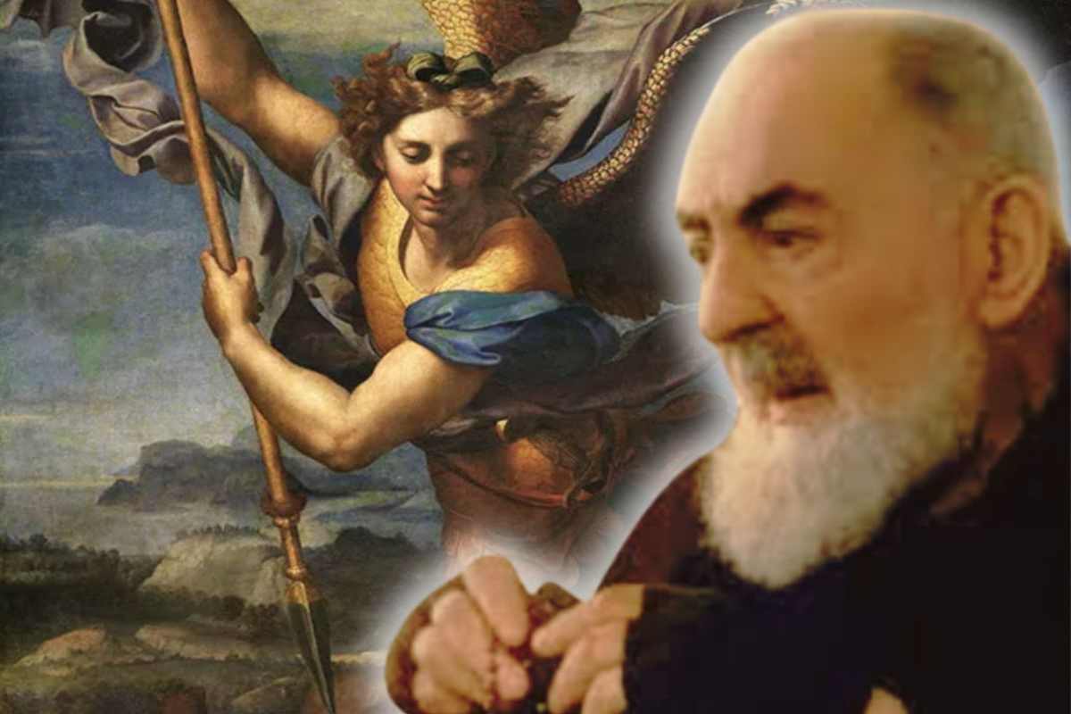 Padre Pio prega San Michele Arcangelo