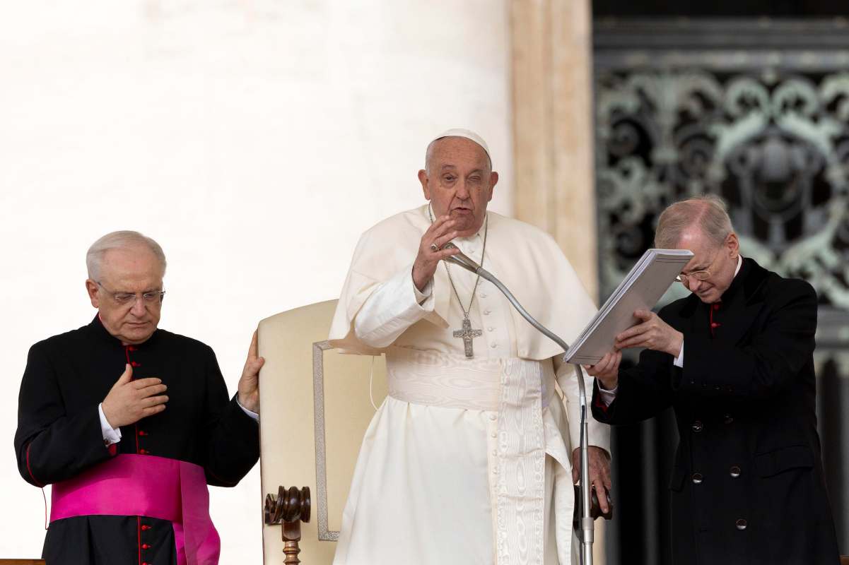 Papa Francesco in piazza san pietro