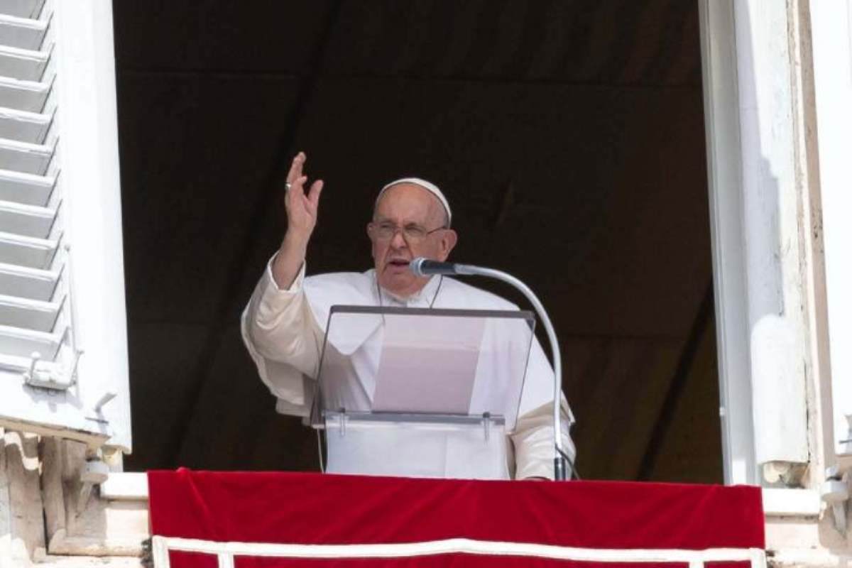 Papa Francesco durante Angelus