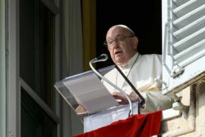 Papa Francesco durante Angelus