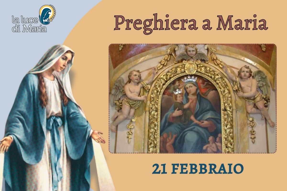 21 febbraio: la Madonna delle Cese appare e lascia un’immagine impressionante