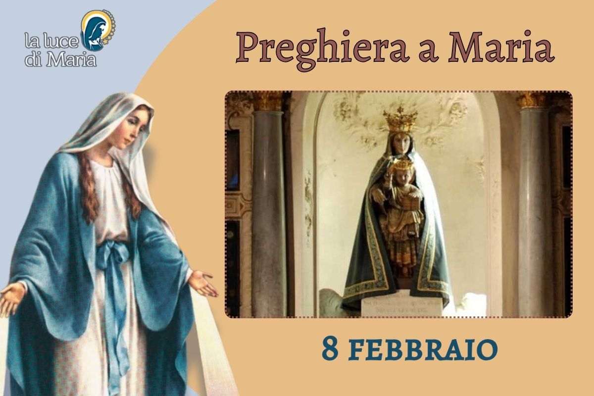 8 febbraio: la statua della Madonna dei Miracoli si muove e salva tutti dal disastro imminente